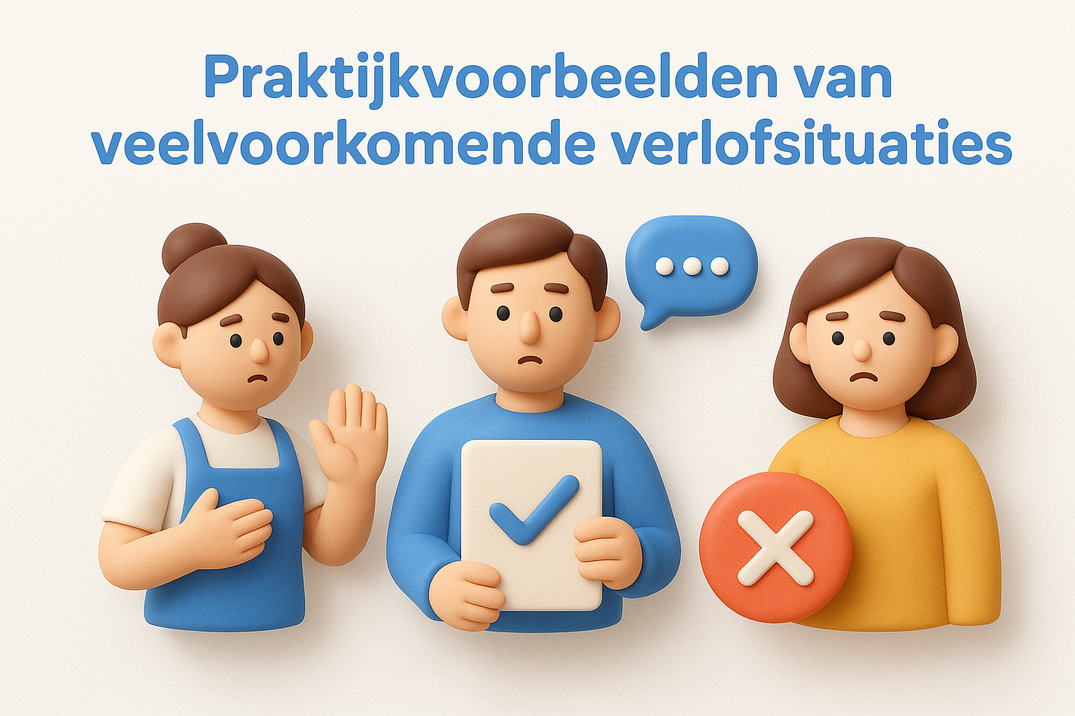 Praktijkvoorbeelden van veelvoorkomende verlofsituaties
